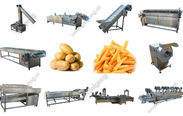 薯条薯片成套生产线设备